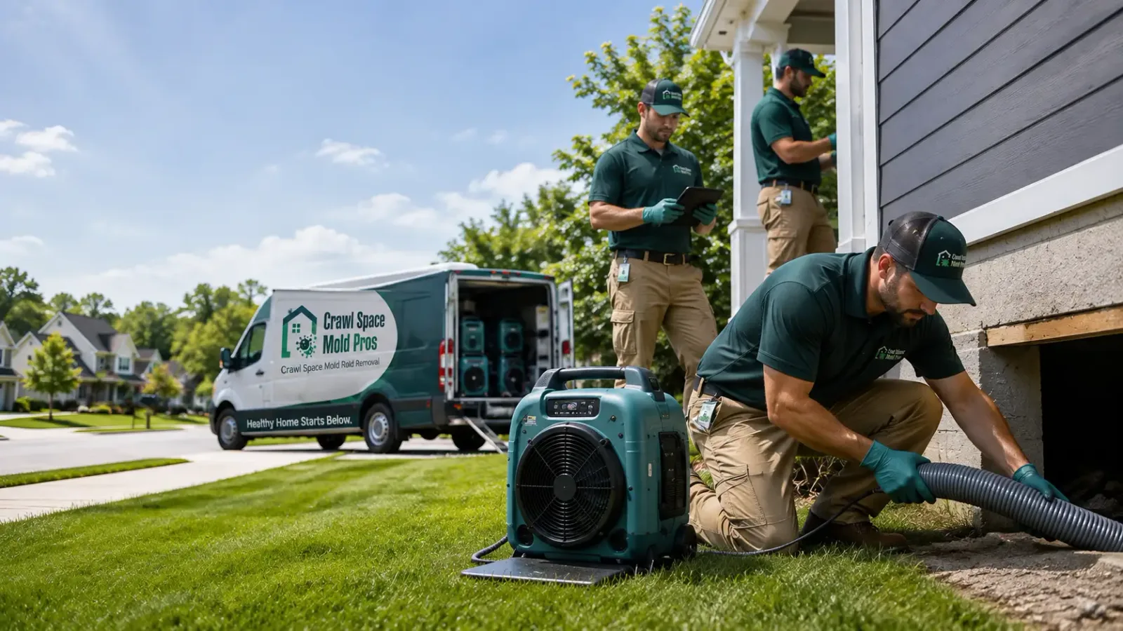 Crawl Space Mold Removal in Smithtown, NY